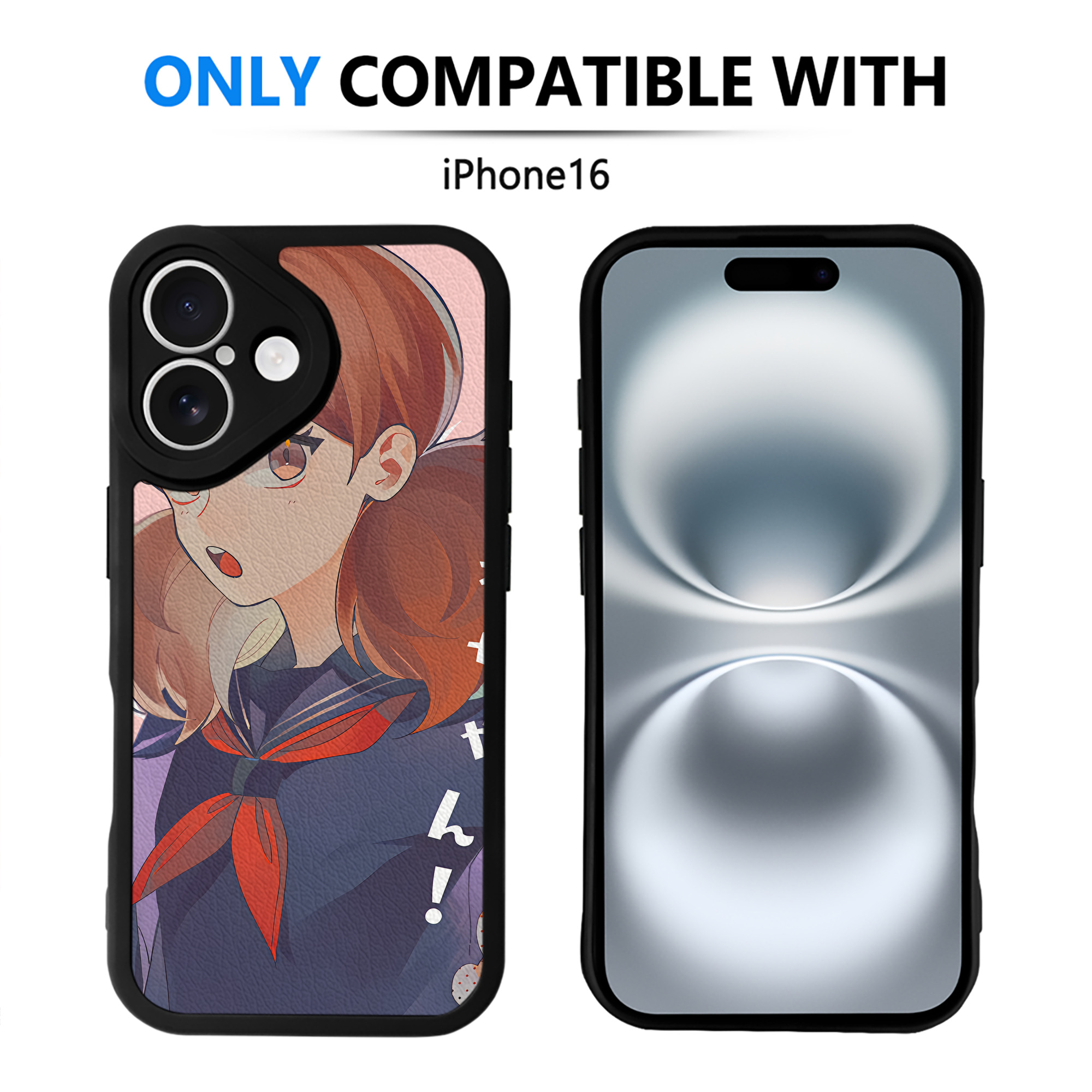 （画像用） ハイキュー!! Haikyu!! 【iPhone 16シリーズ対応】シリコンスマホケース（レザー調） 材質：シリコン